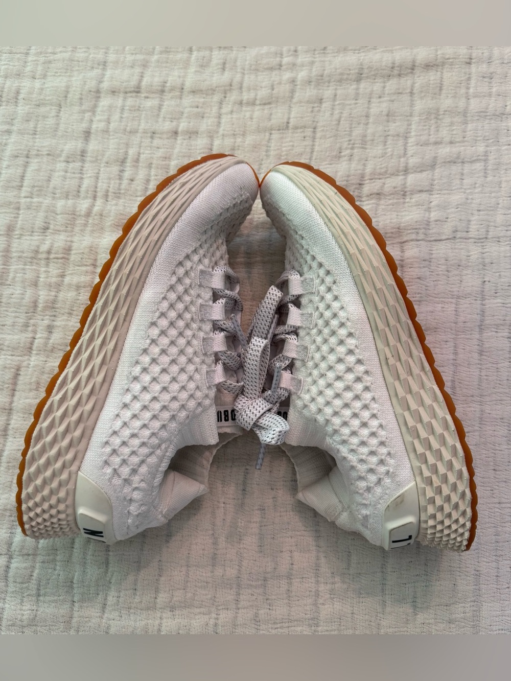Nobull Allday Knit Womens Size 7 White Athletic Running Walking Shoes Sneakers